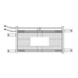 Transmission cooler assembly