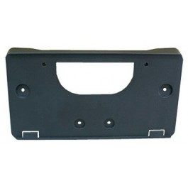 Front bumper license bracket