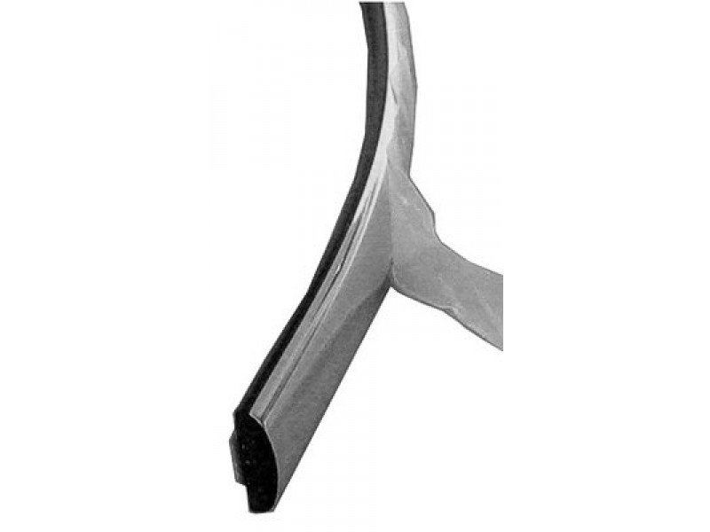 Rear bumper impact strip