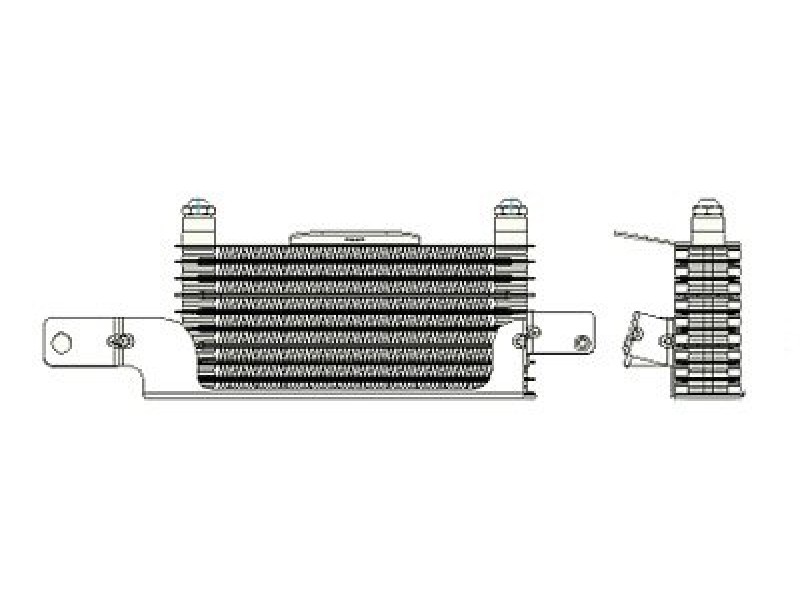 Transmission cooler assembly