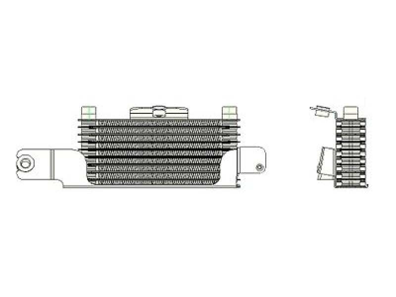 Transmission cooler assembly
