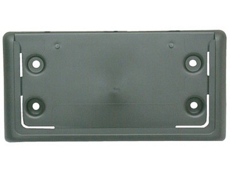 Front bumper license bracket