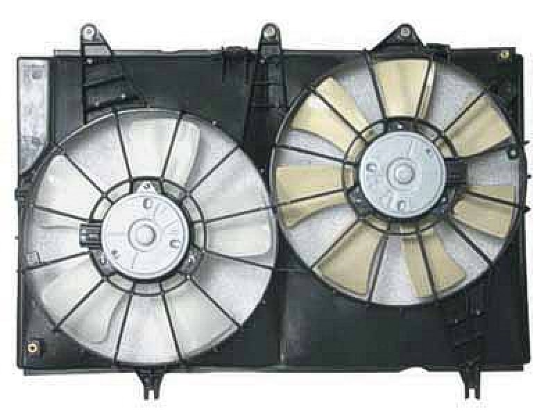 Radiator fan/motor assembly