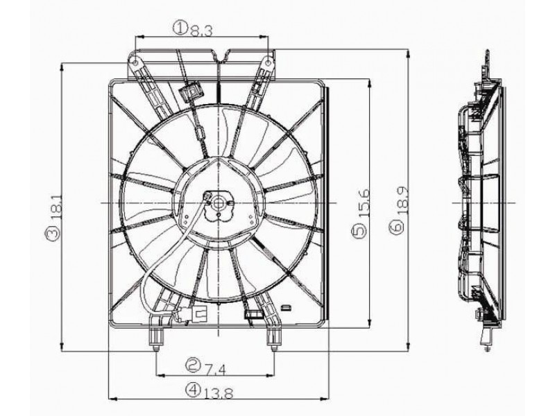 Condenser fan