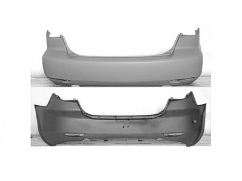 Rear bumper cover
