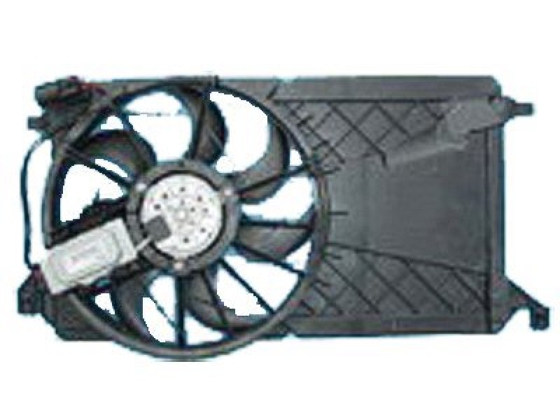 Radiator fan shroud