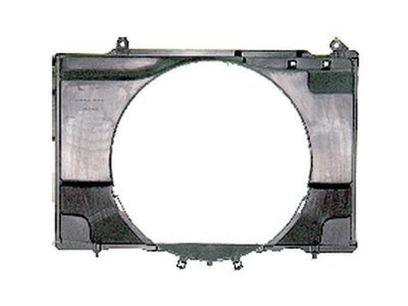 Radiator fan shroud