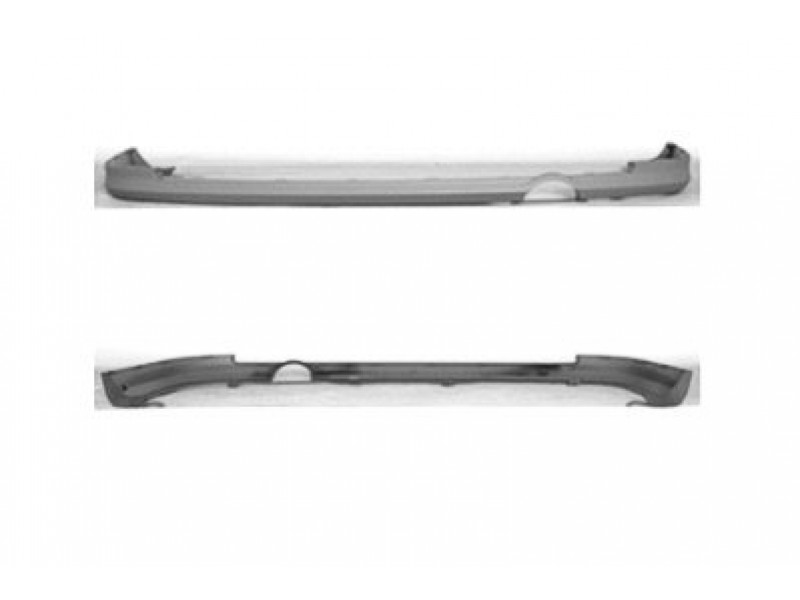 Rear bumper spoiler