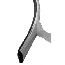 Rear bumper impact strip
