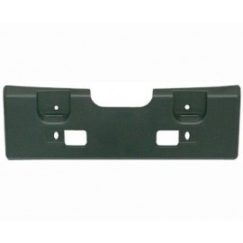 Front bumper license bracket